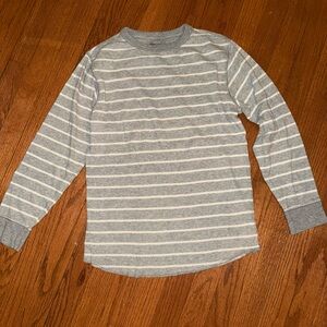 GAP Kids Heather Gray Long Sleeve Top